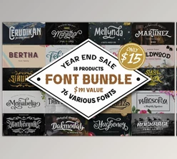 Download Fontbundles 76 Fonts in 1 Font Collection