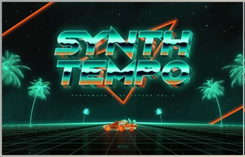 Download 80`s Retro Text <span class='badge badge-warning'>Effects</span> vol.3 <span class='badge badge-warning'>Synthwave</span> Retrowave Graphicriver 27064939