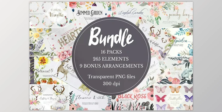 Download Massive Clipart Bundle CreativeMarket 698018