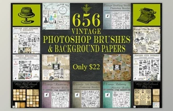 Download InkyDeals <span class='badge badge-warning'>Vintage</span> <span class='badge badge-warning'>Photoshop</span> <span class='badge badge-warning'>Brushes</span> & Background Papers from Le Paper Café