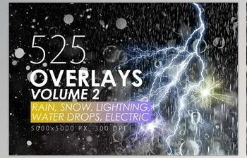 Download 525 Rain, Snow, Lightning <span class='badge badge-warning'>Overlays</span> CreativeMarket 2341676
