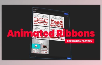 Download Animated Ribbons for <span class='badge badge-warning'>Motion</span> Factory (<span class='badge badge-warning'>Videohive</span> 31144302) - AE <span class='badge badge-warning'>Project</span>