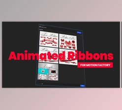 Download Animated Ribbons for Motion Factory (Videohive 31144302) - AE Project