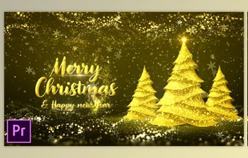 Download Golden Christmas Tree <span class='badge badge-warning'>Wishes</span> Premiere Pro (Videohive 35238595)