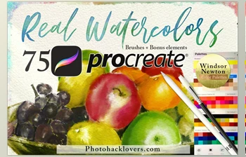 Download 75 <span class='badge badge-warning'>Procreate</span> Watercolor <span class='badge badge-warning'>Brush</span> <span class='badge badge-warning'>Bundle</span> <span class='badge badge-warning'>CreativeMarket</span> 4313003