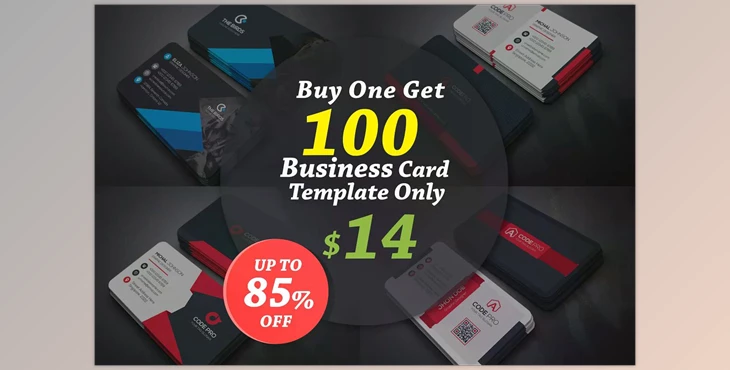 Download 100 Business Cards Bundle CreativeMarket - 3243405