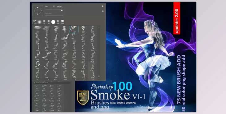 Download Smoke Photoshop Brushes CreativeMarket - 3514627