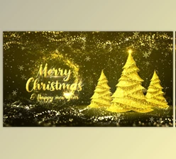 Download Golden Christmas Tree Wishes (Videohive 35111606) - AE Project