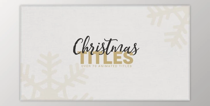 Download Christmas Titles (Videohive 34822715) - AE Project