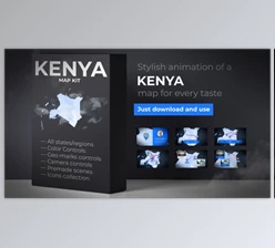 Download Kenya Map - Republic of Kenya Map Kit (VideoHive 35136190) - AE Project