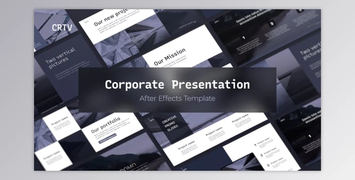Download CRTV Clean Corporate Presentation (VideoHive 32617915) - AE Project