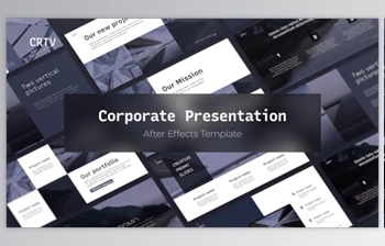 Download CRTV <span class='badge badge-warning'>Clean</span> Corporate Presentation (VideoHive 32617915) - AE Project