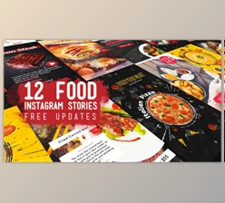 Download Food Instagram Stories Pack (VideoHive 23022716) - AE Project