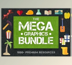 Download The Mega Graphics Bundle with 1000+ Premium Resources