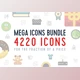 Download InkyDeals The Mega Icons Bundle with 4200+ Items