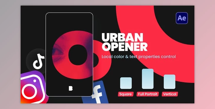 Download Instagram Fast Urban Opener (VideoHive 35252062) - AE Project