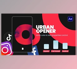Download Instagram Fast Urban Opener (VideoHive 35252062) - AE Project