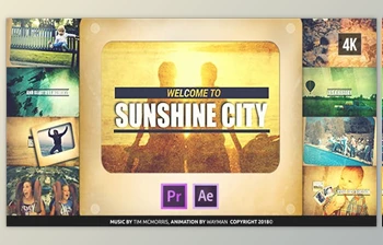 Download Vintage Slideshow | <span class='badge badge-warning'>Sunshine</span> City (Videohive 23068985)