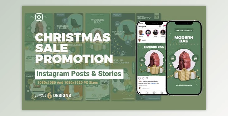 Download Merry Christmas Sale Instagram Ad B204 (Videohive 35054050) - AE Project