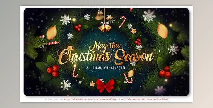 Download Christmas Greetings Titles (Videohive 35002480) - AE Project