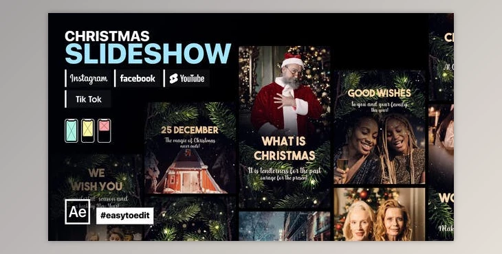 Download Christmas Slideshow Instagram Stories (Videohive 35116368) - AE Project