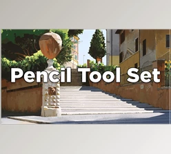 Download Pencil Tool Set for Photoshop by Luca Martelli