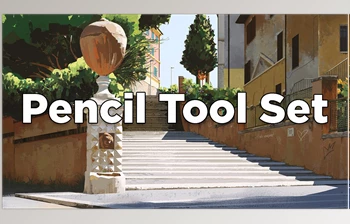 Download <span class='badge badge-warning'>Pencil</span> Tool Set for Photoshop by Luca Martelli