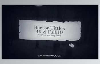 Download <span class='badge badge-warning'>Horror</span> Titles (Videohive 34935658) - AE Project