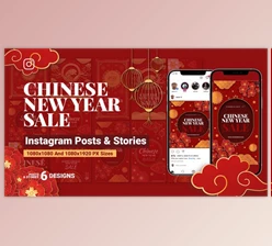 Download Chinese New Year Sale Instagram Ad B213 (VideoHive 35234702) - AE Project