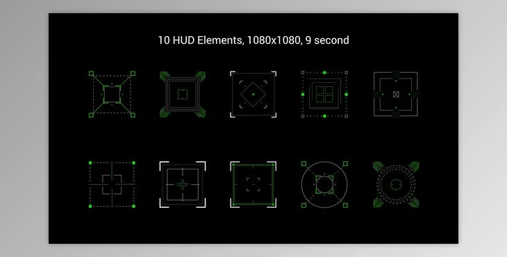 Download Download VideoHive HUD Elements Pack 35238003