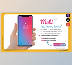 Download Mobi - App Promo Toolkit (VideoHive 11586290) - AE Project