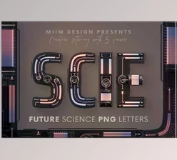 Download Future Science - 3D Lettering - 6130808