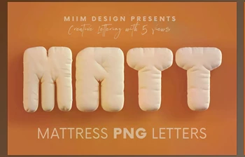 Download Mattress or Pillow - 3D <span class='badge badge-warning'>Lettering</span> - 6449940