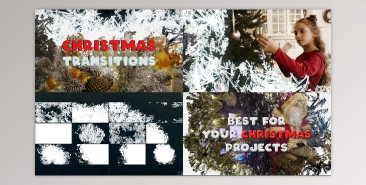 Download Ice Christmas Transitions | Premiere Pro MOGRT (Videohive 34988469)