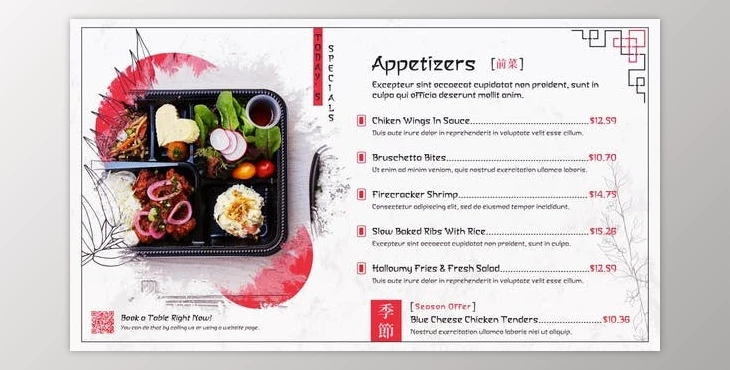 Download Japanese Restaurant Menu (Videohive 34953672) - AE Project