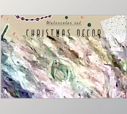 Download Watercolor Clipart Christmas Decor Creativemarket - 6702525