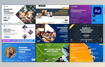 Download Conference <span class='badge badge-warning'>Posters</span> & Banners (Videohive 35196987) - AE Project