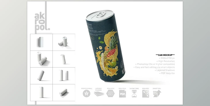 Download Can Mock Up CreativeMarket – 4887988