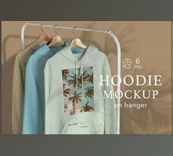 Download Hoodie MockUp on Hanger CreativeMarket – 6717605