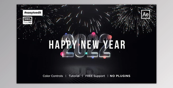Download New Year Countdown Opener (Videohive 35319955) - AE Project