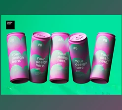 Download Matte Can Mockup CreativeMarket – 6638133