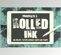 Download ROLLED INK BRUSHES FOR PROCREATE 5 CreativeMarket – 3373758