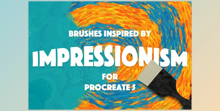 Download IMPRESSIONISM BRUSHES PROCREATE 5 CreativeMarket – 4435848