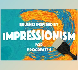 Download IMPRESSIONISM BRUSHES PROCREATE 5 CreativeMarket – 4435848
