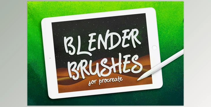 Download BLENDER BRUSHES FOR PROCREATE CreativeMarket – 3579351