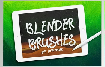 Download BLENDER BRUSHES FOR <span class='badge badge-warning'>PROCREATE</span> CreativeMarket – 3579351