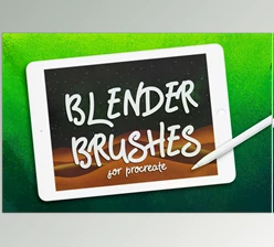 Download BLENDER BRUSHES FOR PROCREATE CreativeMarket – 3579351
