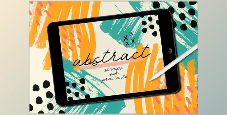 Download ABSTRACT STAMPS FOR PROCREATE CreativeMarket – 3745653