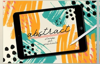 Download ABSTRACT STAMPS FOR <span class='badge badge-warning'>PROCREATE</span> CreativeMarket – 3745653