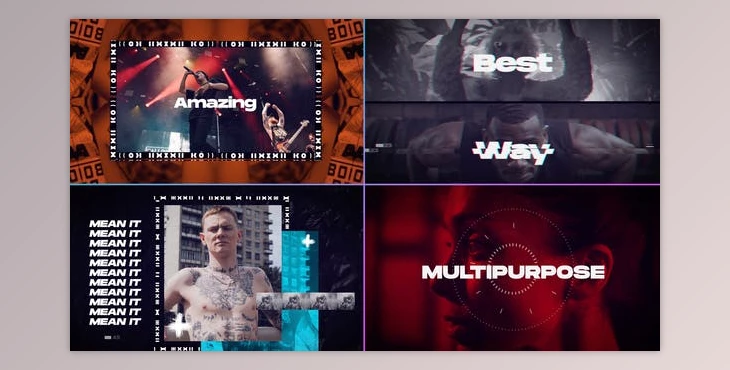 Download Upbeat Typo Opener (VideoHive 35322216) - AE Project